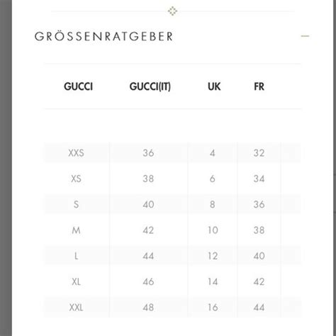 gucci größentabelle herren schuhe|konfektionsgrößen herren.